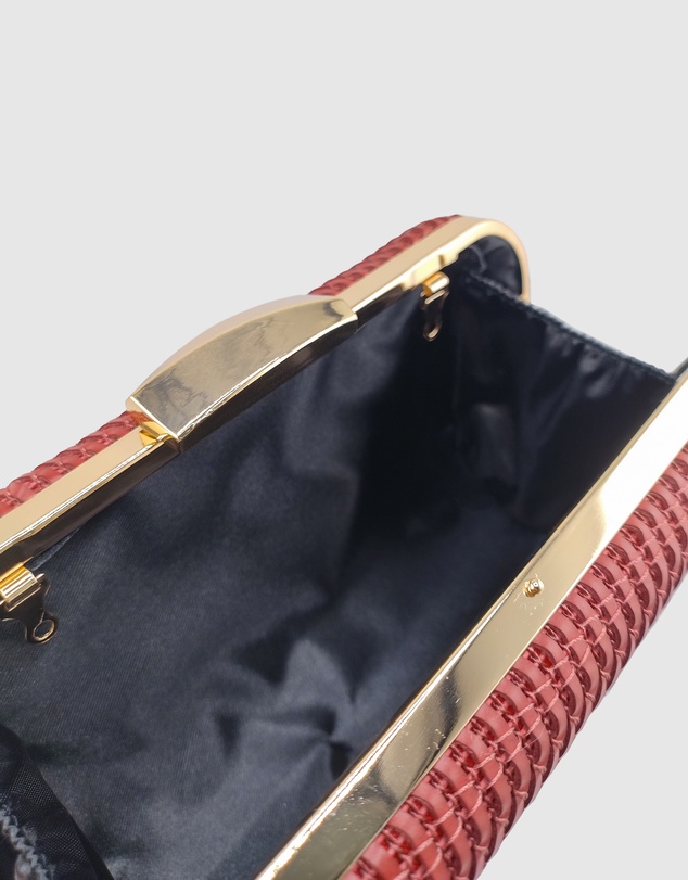 Izoa - Sophia Woven Clutch