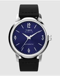 TIMEX - Marlin® Automatic 40mm Leather Strap Watch