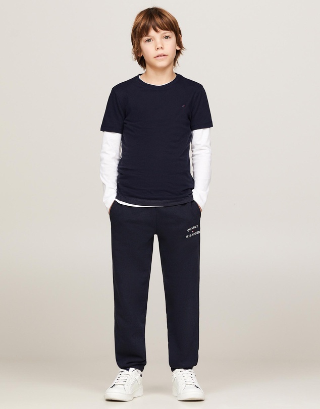 Tommy Hilfiger - Basic Crew Neck Short Sleeve Knit Tee - Teens