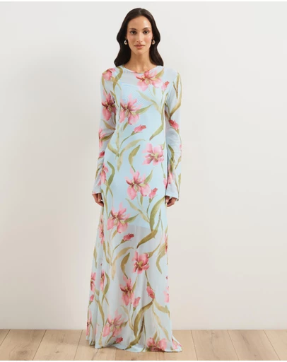 Atmos&Here - Sari Mesh Maxi Dress