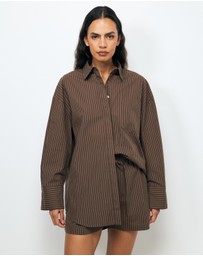 AERE - Stripe Cotton Shirt