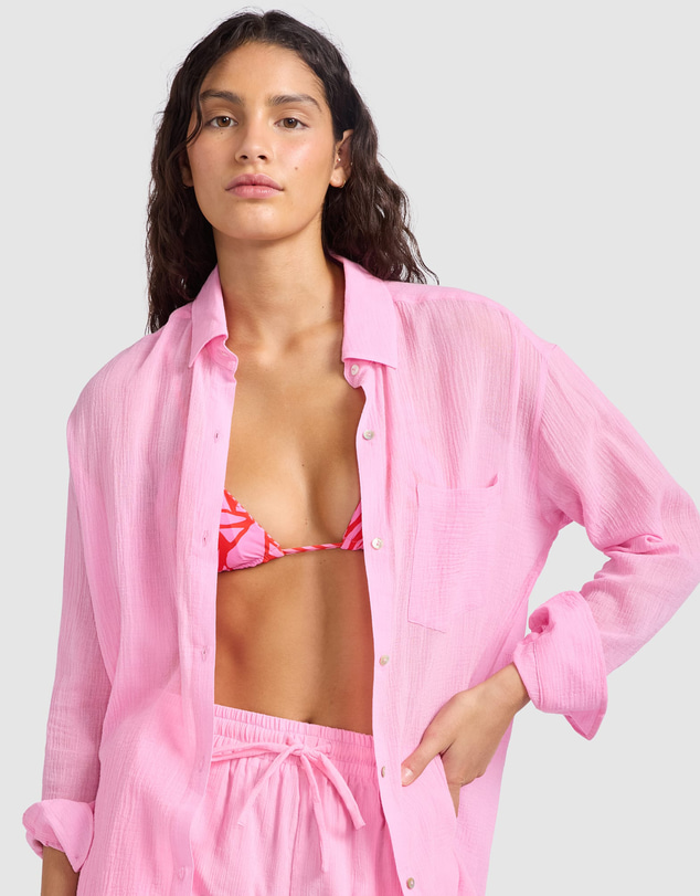 Seafolly - Crinkle Gauze Shirt