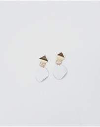 FORD MILLINERY - Branca Earrings