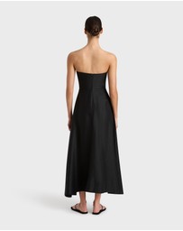 BONDI BORN - Bormio Strapless Maxi Dress