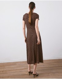 M.N.G - Printed Midi-Dress