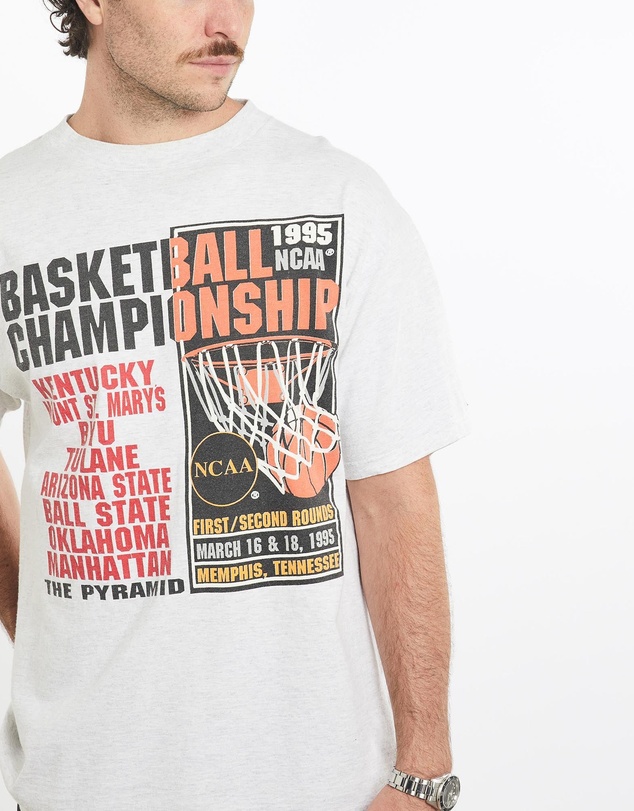 Vintage by The Real Deal - Pre Loved - Vintage 1995 NCAA Basketball Championship Tee
