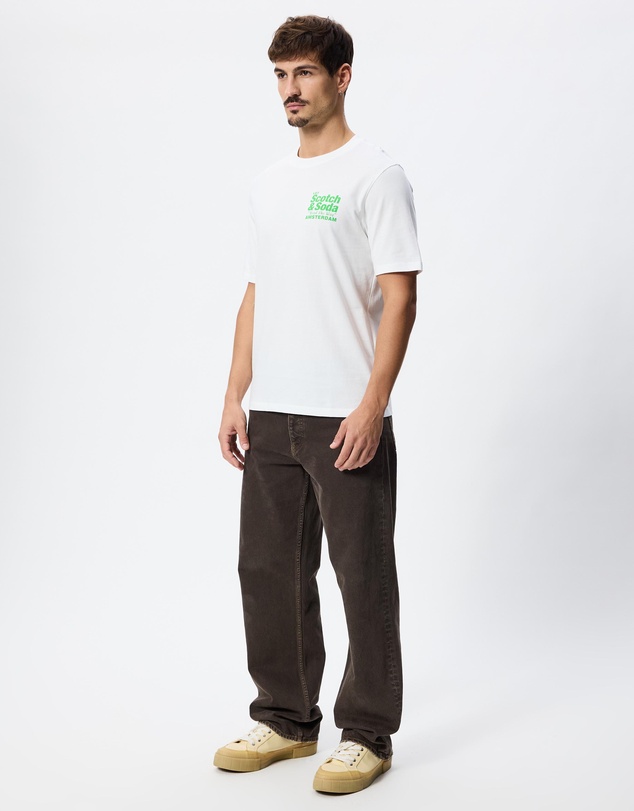Scotch & Soda - Regular Fit Front Back T-Shirt