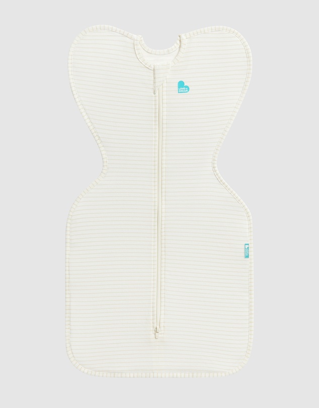 Love to Dream - Swaddle Up™ Original 0.2 TOG Stretch Cotton Breton Stripe Tan