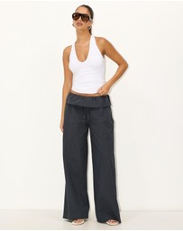 Dazie - Bayside Linen Blend Relaxed Pants