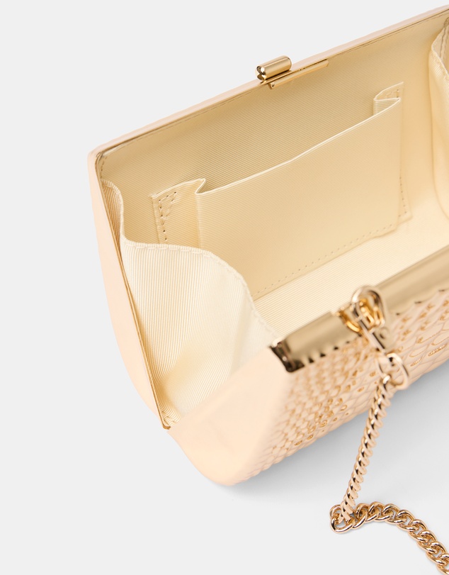 Forever New - Mariam Metal Texture Clutch