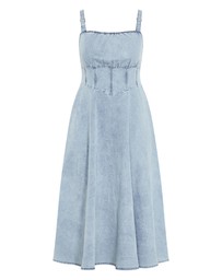 City Chic - Denim Corset Dress