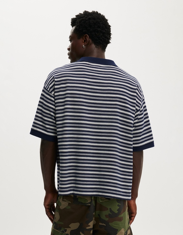 Cotton On - Box Fit Short Sleeve Polo