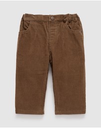 Purebaby - Corduroy Lined Pants -Kids-Babies