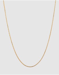 Kuzzoi - ICONIC EXCLUSIVE - Necklace Mens Cord Twisted in 925 Sterling Silver Gold Plated