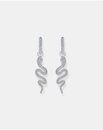 THOMAS SABO - Single hoop earring with white stones