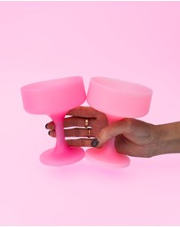 porter green - mecc | silicone unbreakable cocktail glasses