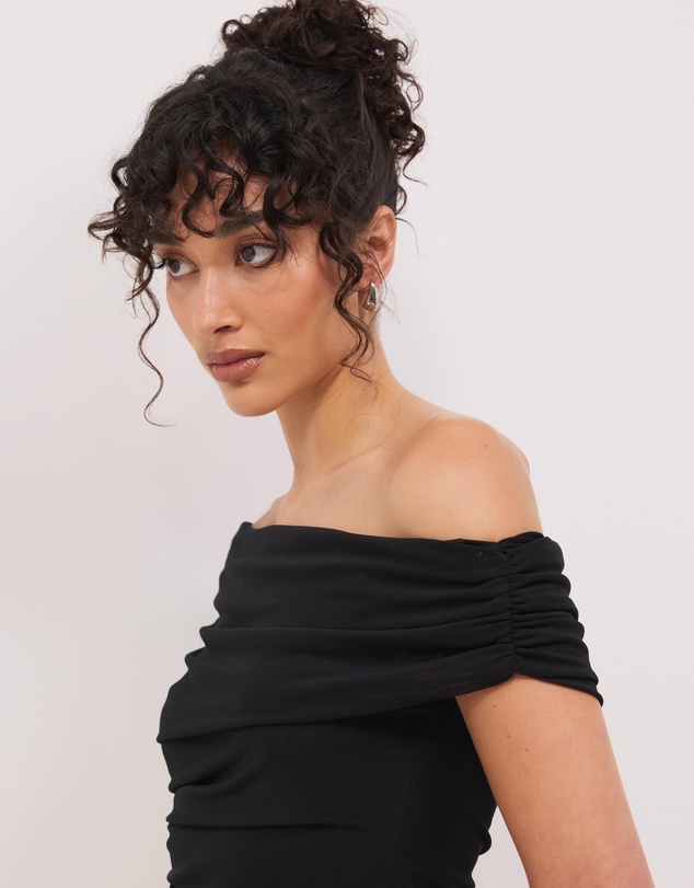 Calli - Aurelia Off Shoulder Mesh Top