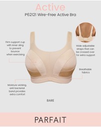 Parfait - Active Wirefree D+ High Impact Sports Bra