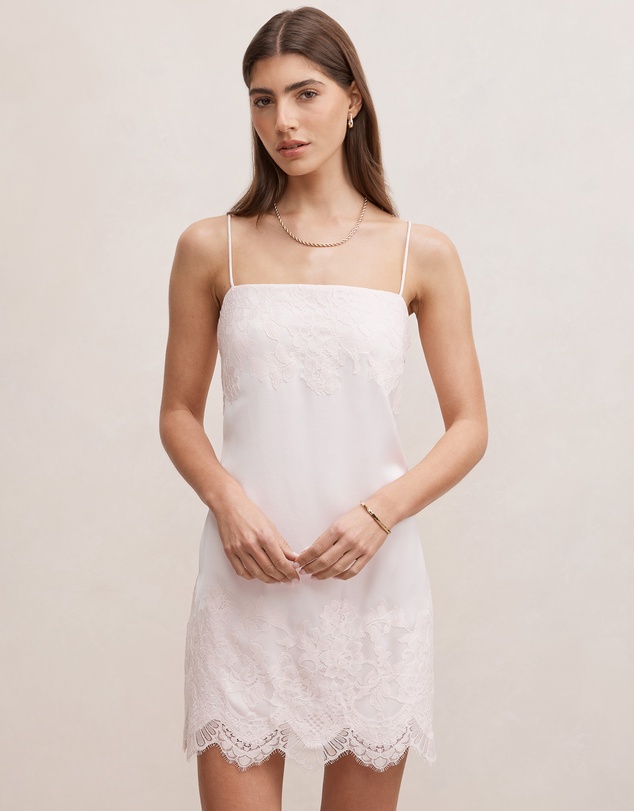 Forever New - Haven Lace Trim Mini Dress