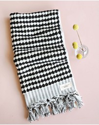 Miss April - Pompom Hand Towel