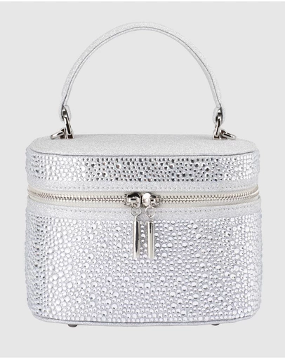 Olga Berg - Beckie Zip Top Crystal Bag