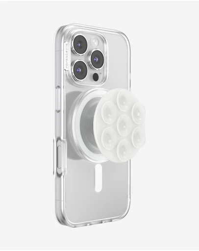 PopSockets - PopGrip SuckUp Suction MagSafe 3in1 Phone Grip Holder Stand