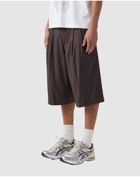 Zanerobe - Pinstripe Mega Short Choc Stripe
