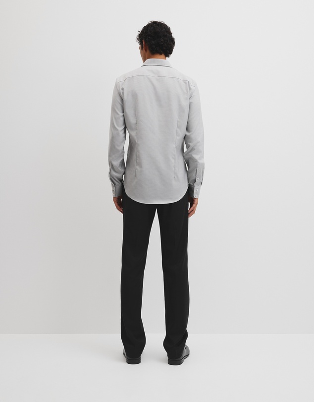 Country Road - Slim Micro Houndstooth Travel Shirt