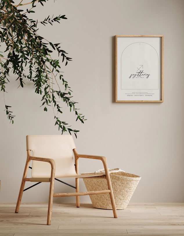 Olive et Oriel - Sagittarius Zodiac Art Print
