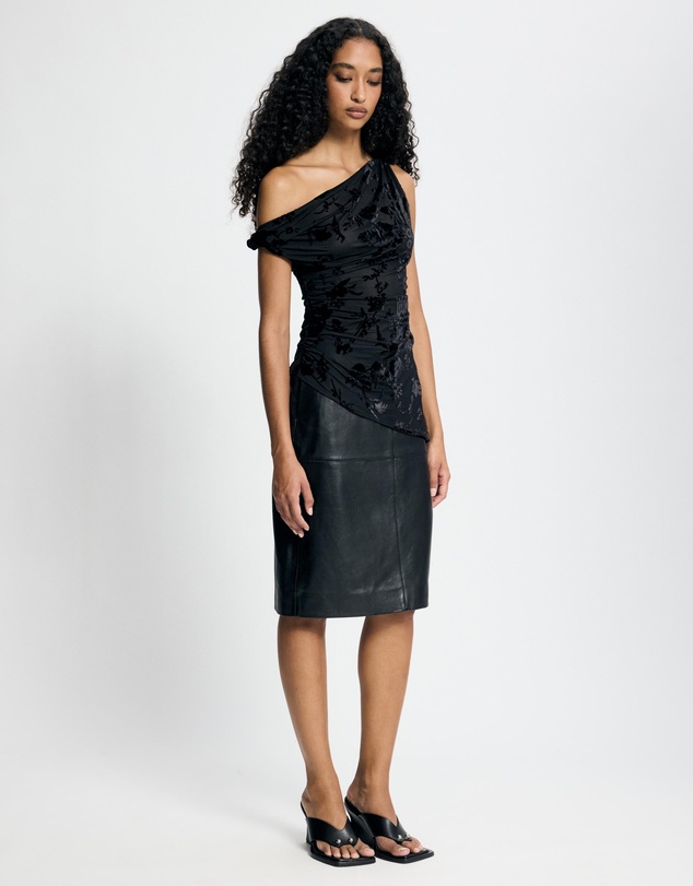 Lover - Brooke Burnout Asymmetrical Top