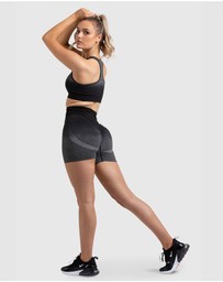 Doyoueven - Ombre Scrunch Seamless Shorts