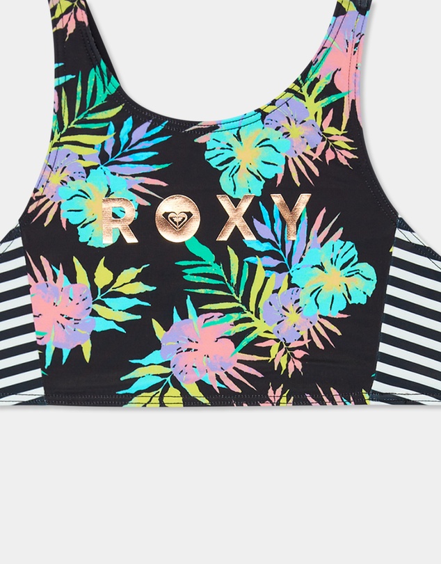 Roxy - Girls 4 to 16 Roxy Active Crop Set Two Piece