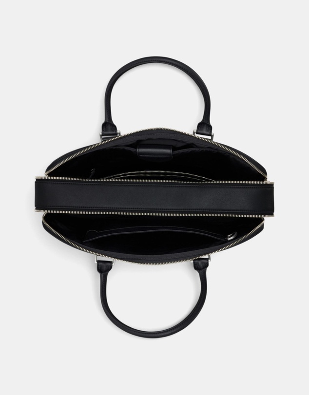Oroton - Nicholas Double Zip Briefcase Smooth
