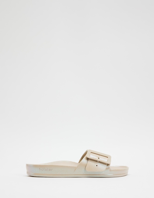 Holster - Solace EVA Slides - Sand Metallic - Women's