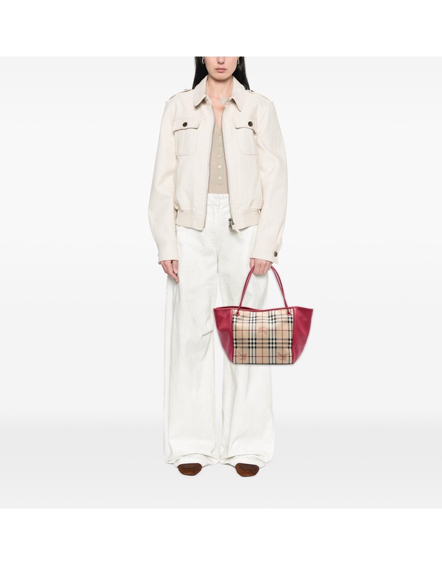 Pre-Loved by Azura Reborn - Pre-Loved Small Haymarket Check Coated Canvas Canterbury Tote