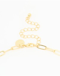 Lovisa - Gold Plated Diamante Heart Locket Necklace