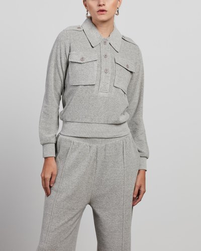 Long-Sleeved Polo Shirt