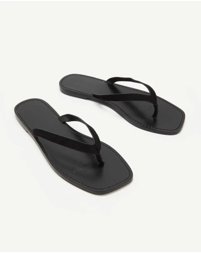 AERE - Suede Thong Sandals