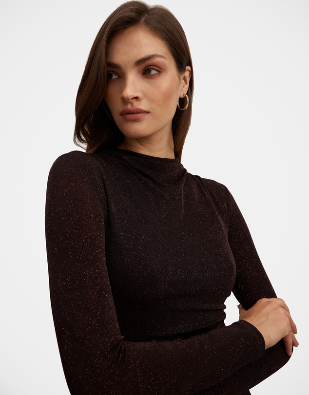 Forever New - Sammy Glitter Long Sleeves Bodycon Dress