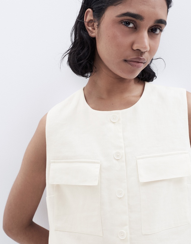 UNISON - Linen Utility Vest