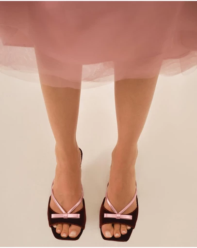 For Love & Lemons - Grace Mule Heels