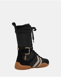 Steve Madden - Bently Black/Gold Sneakers