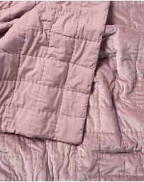 Aura Home - Luxury Velvet Quilted Throw
