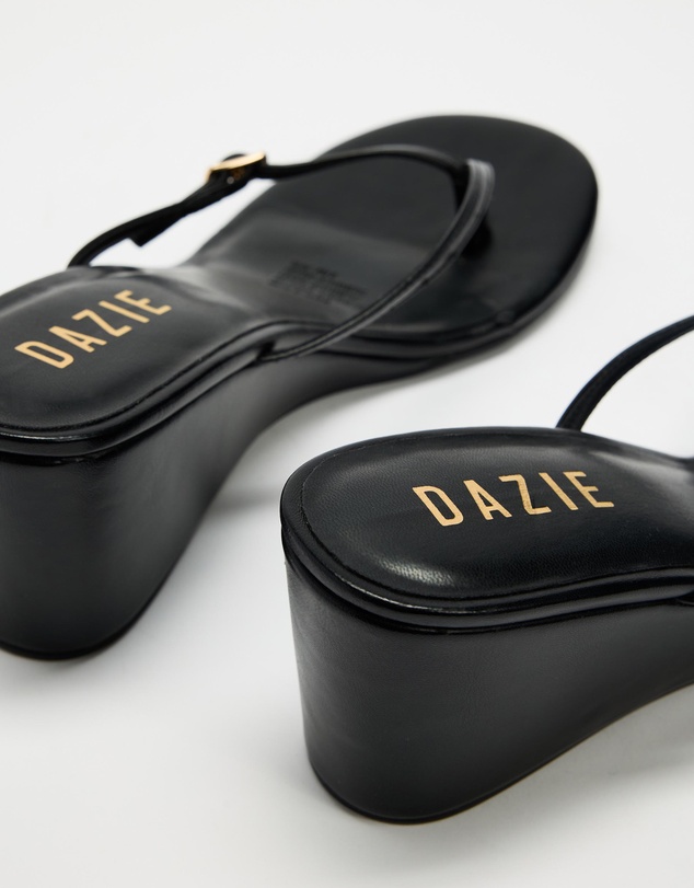 Dazie - Clara Thong Wedge Heels