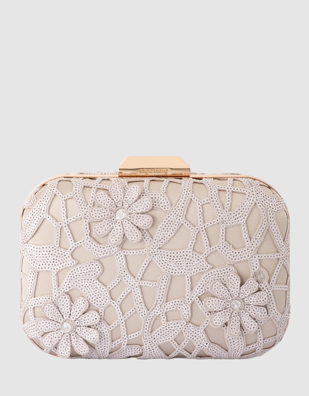 Olga Berg - Elena Appliqued Clutch