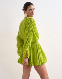TOPSHOP - Nova LS Bubble Hem Mini Dress