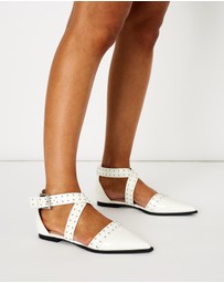 Dazie - Astra Studded Flats