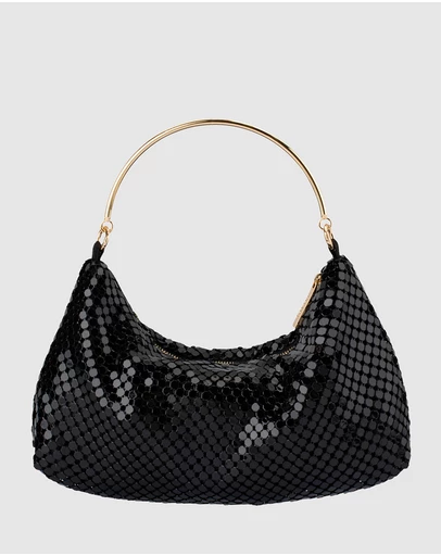 Olga Berg - Daphne Mesh Handle Bag