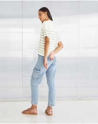 DRICOPER DENIM - Darra Cotton Polo Sweater