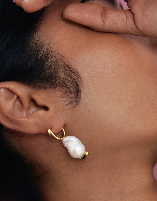 PDPAOLA - Pearl Mist Hoops